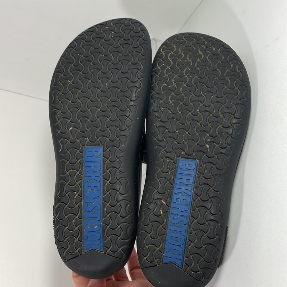 Birkenstock Black Leather Flats - Picture 15 of 16